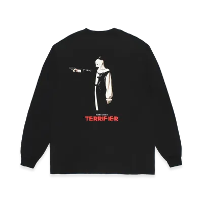 WACKO MARIA x Terrifier Washed Heavy Weight Long Sleeve T-Shirt "Black"