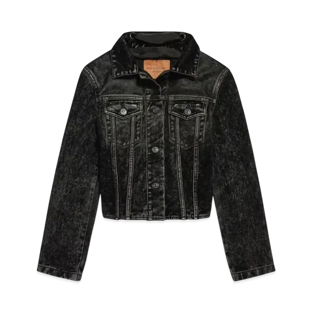 BALENCIAGA Women's Lace-Up Jacket "Black"