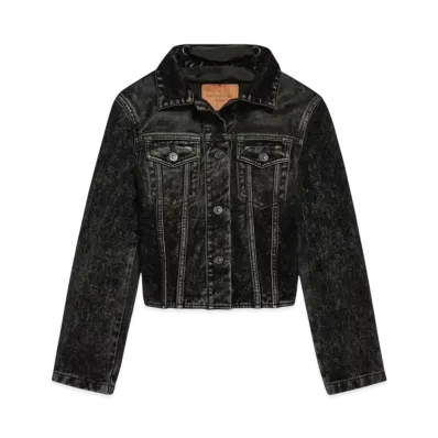 BALENCIAGA Women's Lace-Up Jacket "Black"