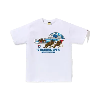 A BATHING APE Poolside Tee "White"