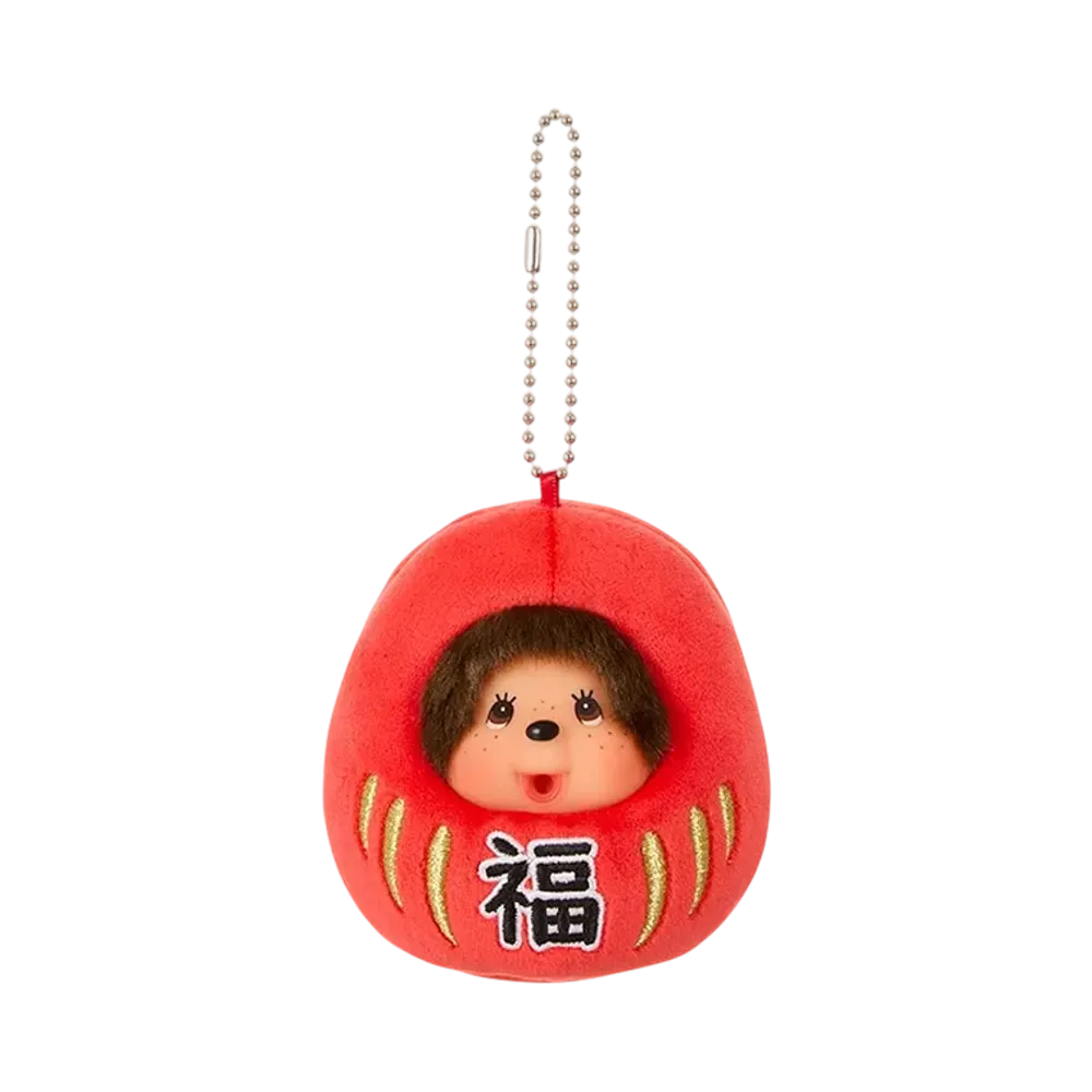 Sekiguchi Daruma Monchhichi SS Size Keychain