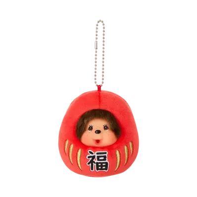 Sekiguchi Daruma Monchhichi SS Size Keychain