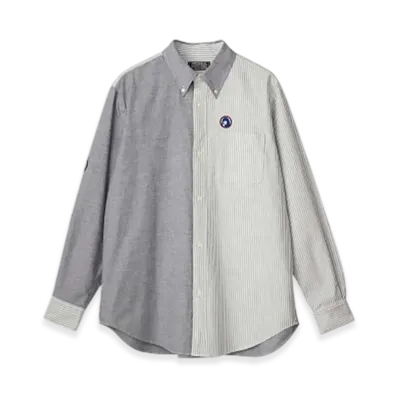 HYSTERIC GLAMOUR Bad Ass Whisky Button Down Shirt "Black"