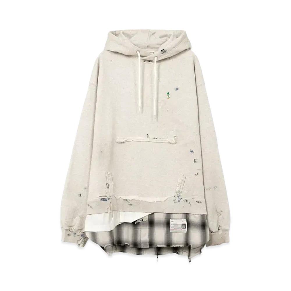 Maison MIHARA YASUHIRO Triple Layered Hoodie "White"