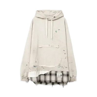 Maison MIHARA YASUHIRO Triple Layered Hoodie "White"