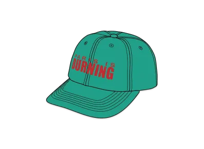 Supreme Paris Is Burning 6-Panel "Teal"