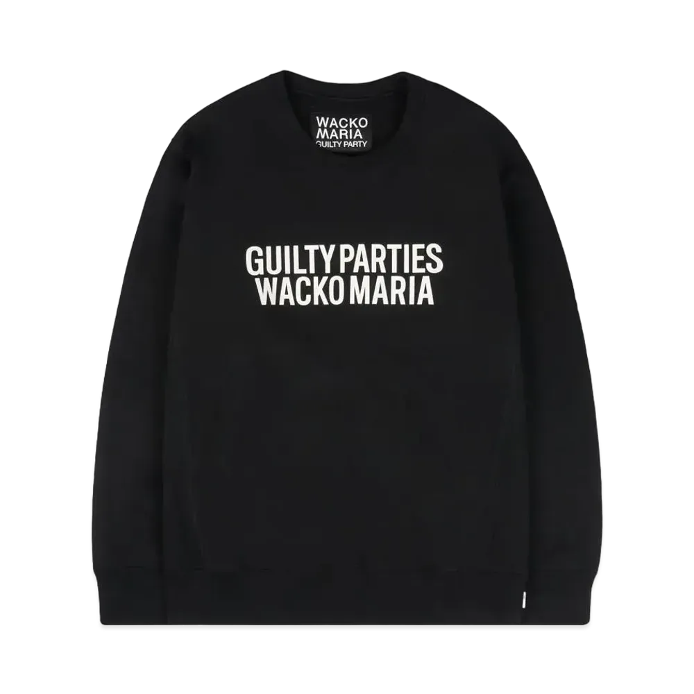WACKO MARIA HEAVY WEIGHT SWEAT SHIRT "Black"