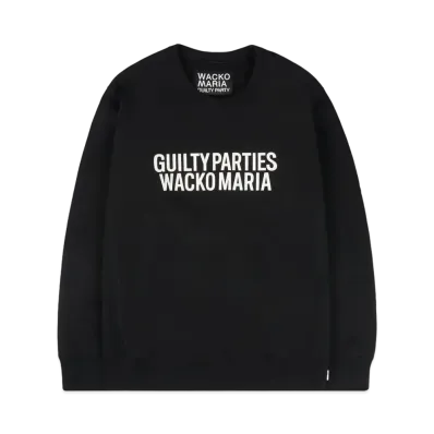 WACKO MARIA HEAVY WEIGHT SWEAT SHIRT "Black"