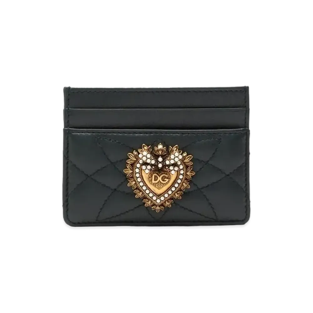 Dolce&Gabbana Devotion Credit Card Holder "Green"