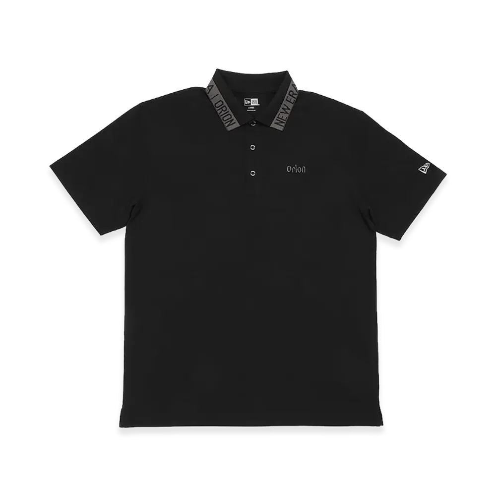 NEW ERA x Orion Beer Pique Polo Shirt "Black"
