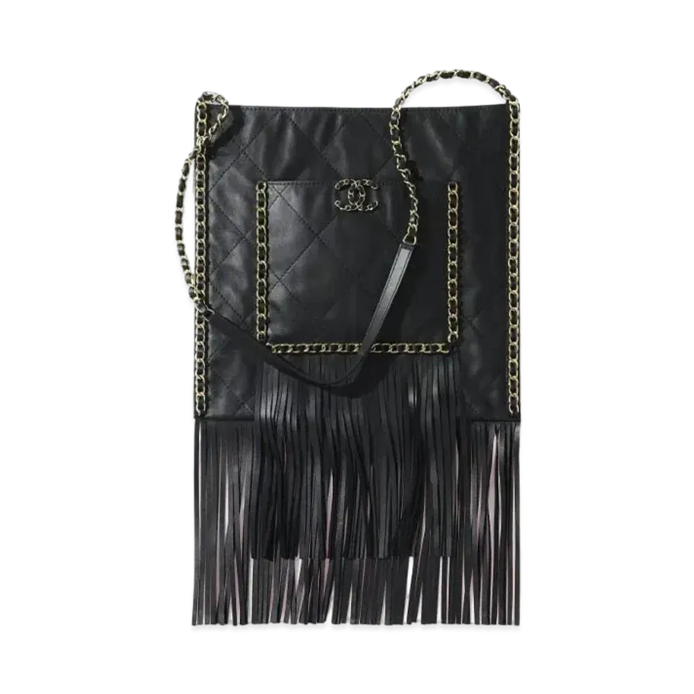 CHANEL Shopping Bag Calfskin "Black"
