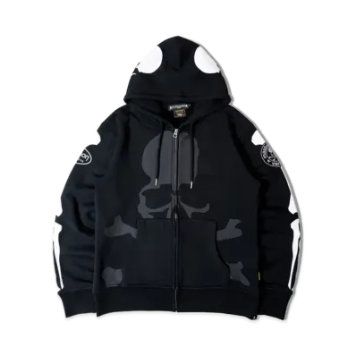 VANSON x MASTERMIND BONE HOODIE "BLACK"
