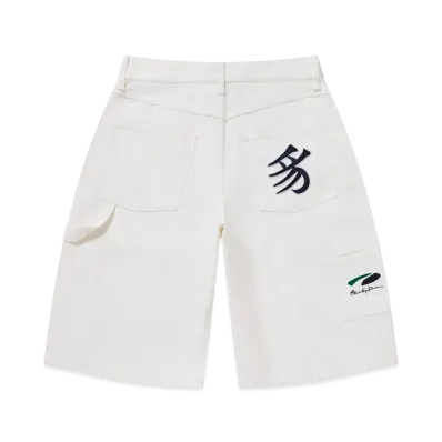 BlackEyePatch x PUMA Kanji Bep Twill Painter Shorts "White"