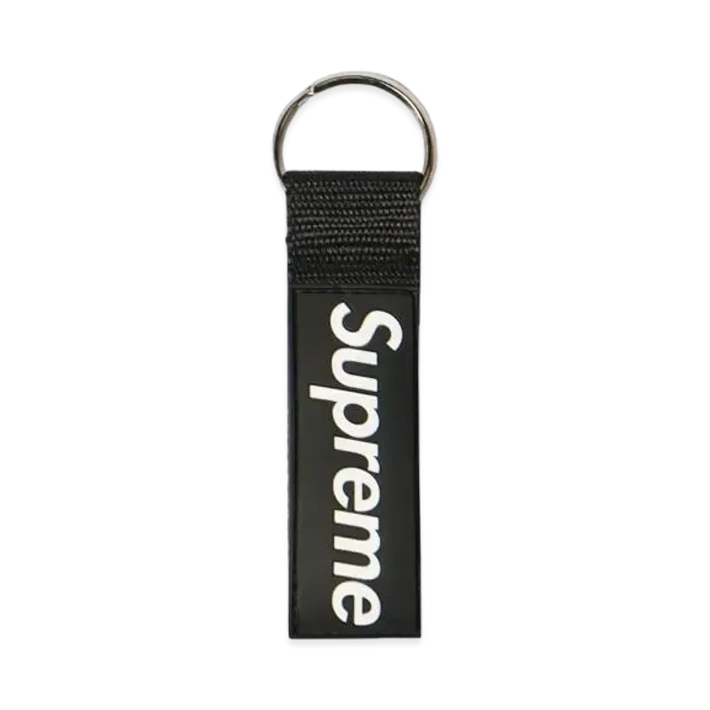 Supreme Webbing Keychain "Black" (23SS)
