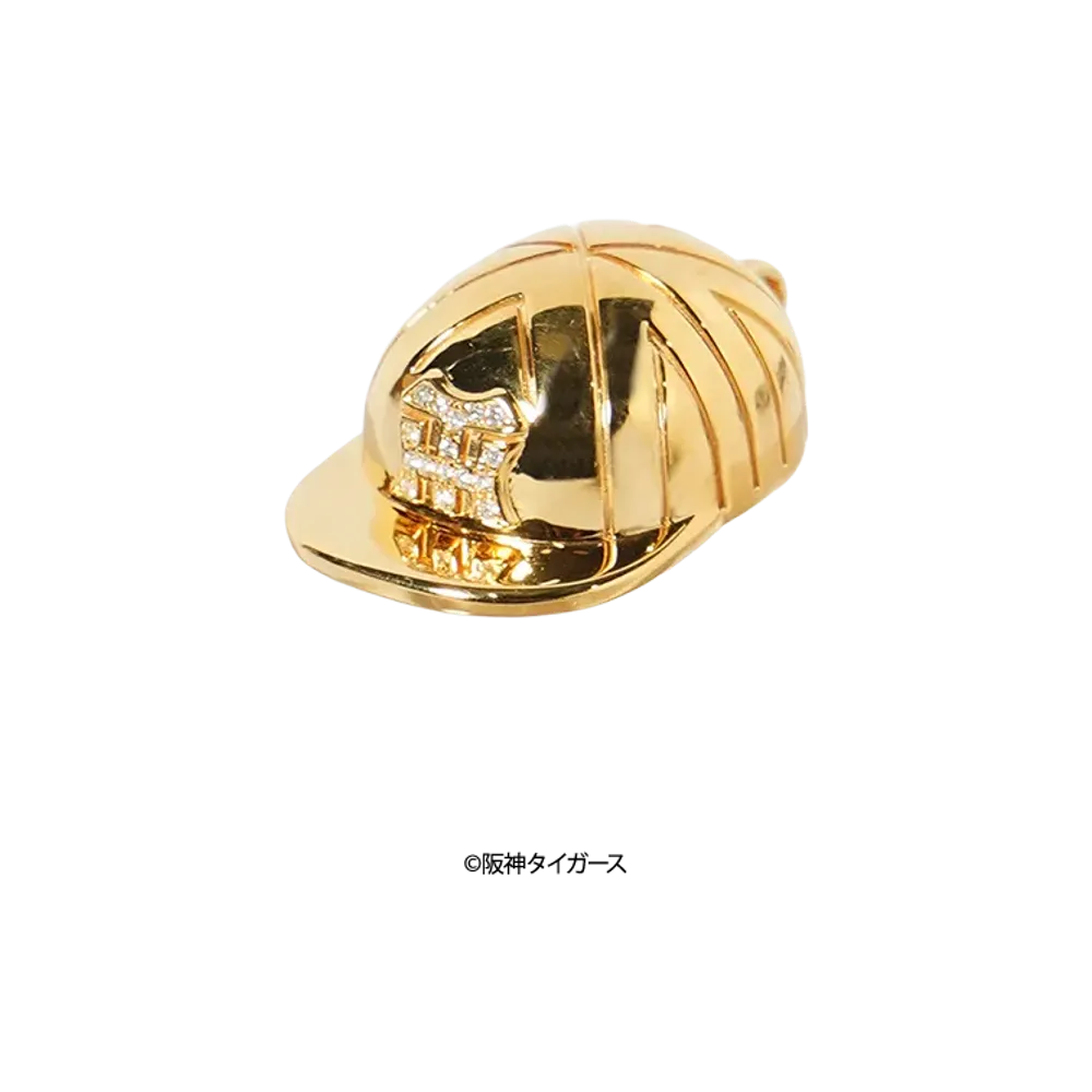 阪神タイガース90周年記念 \ CORE JEWELS Hanshin Tigers 90th Anniversary Collaboration Helmet K18YG Ver. Top Only "YELLOW GOLD"
