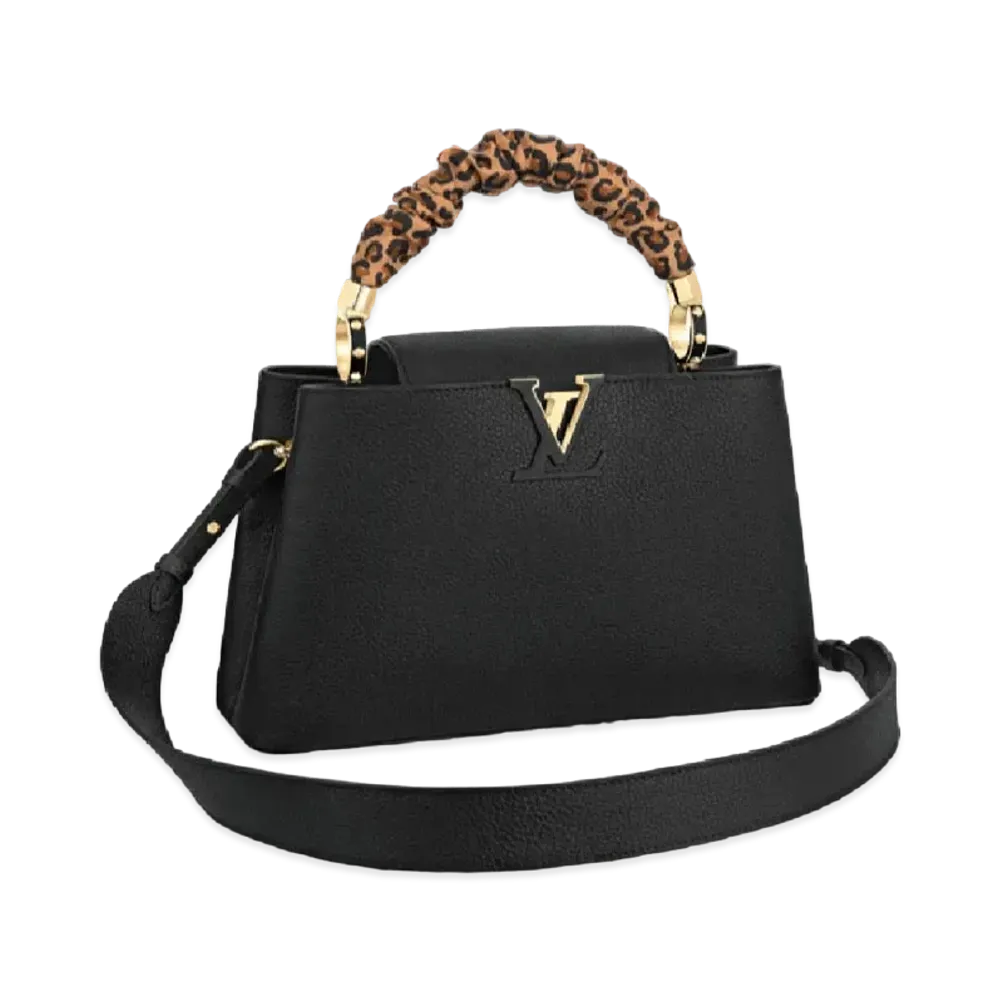 Louis Vuitton Capucines MM Taurillon Leather "Noir"