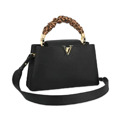 Louis Vuitton Capucines MM Taurillon Leather "Noir"
