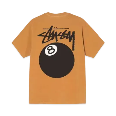 Stussy 8 BALL PIGMENT DYED TEE "Copper"