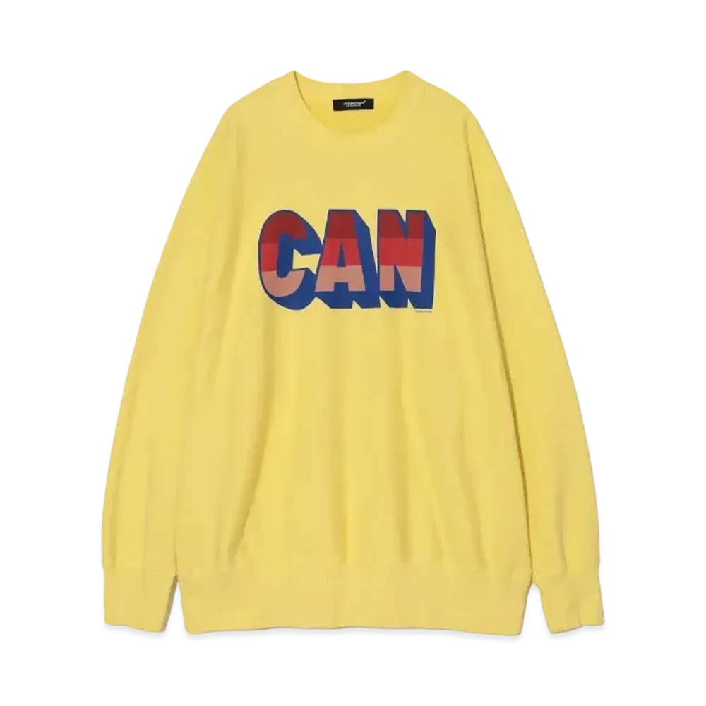 UNDERCOVER x CAN Cotton Sweatshirt Pullover "Light Yellow"