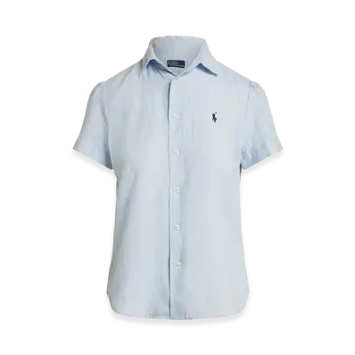 Polo Ralph Lauren Women's Short Sleeve Shirts "Light Blue"