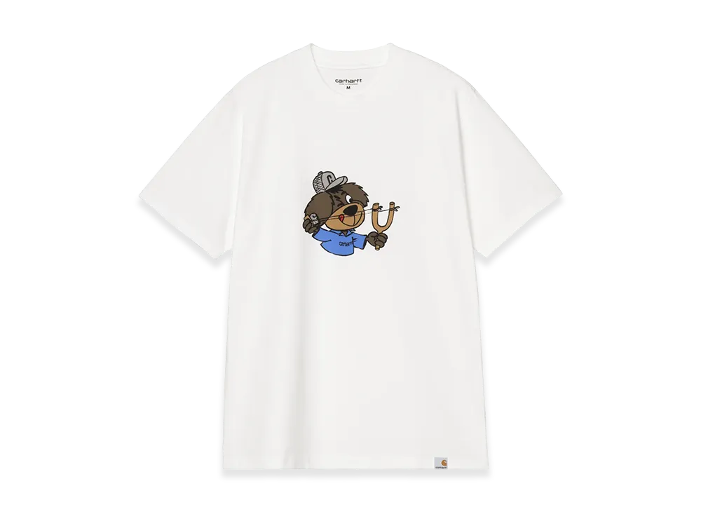 Carhartt WIP S/S Slingshot T-Shirt "White/Heavy Enzyme Wash"