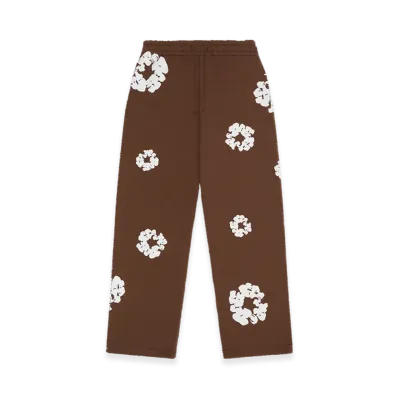 DENIM TEARS Cotton Wreath Baggy Sweatpants "Brown"