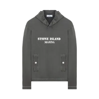 Stone Island 615X2 Stone Island Marina Old Treatment "Steel Grey"