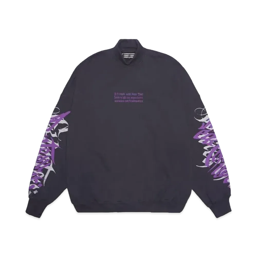 beauty:beast “HARVEST” MOCKNECK SWEATSHIRT "D.GRY"