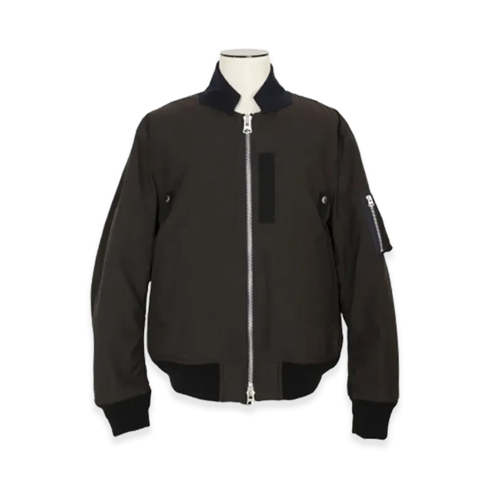 sacai Suiting Blouson "Brown"