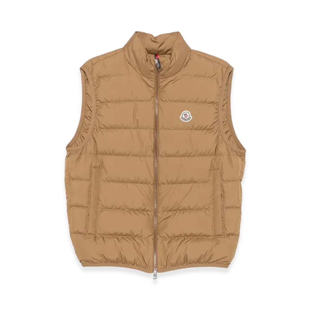 MONCLER Contrin Down Gilet "Beige"