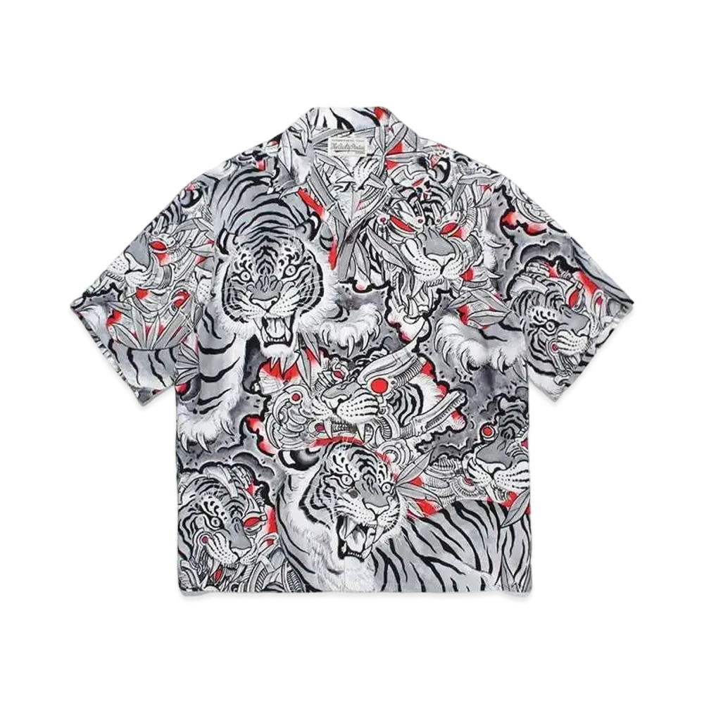 WACKO MARIA Tim Lehi / Hawaiian Shirt "Mono"