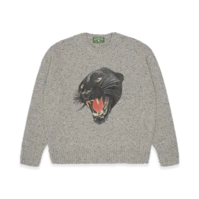 DENIM TEARS Panther Sweater "Grey"