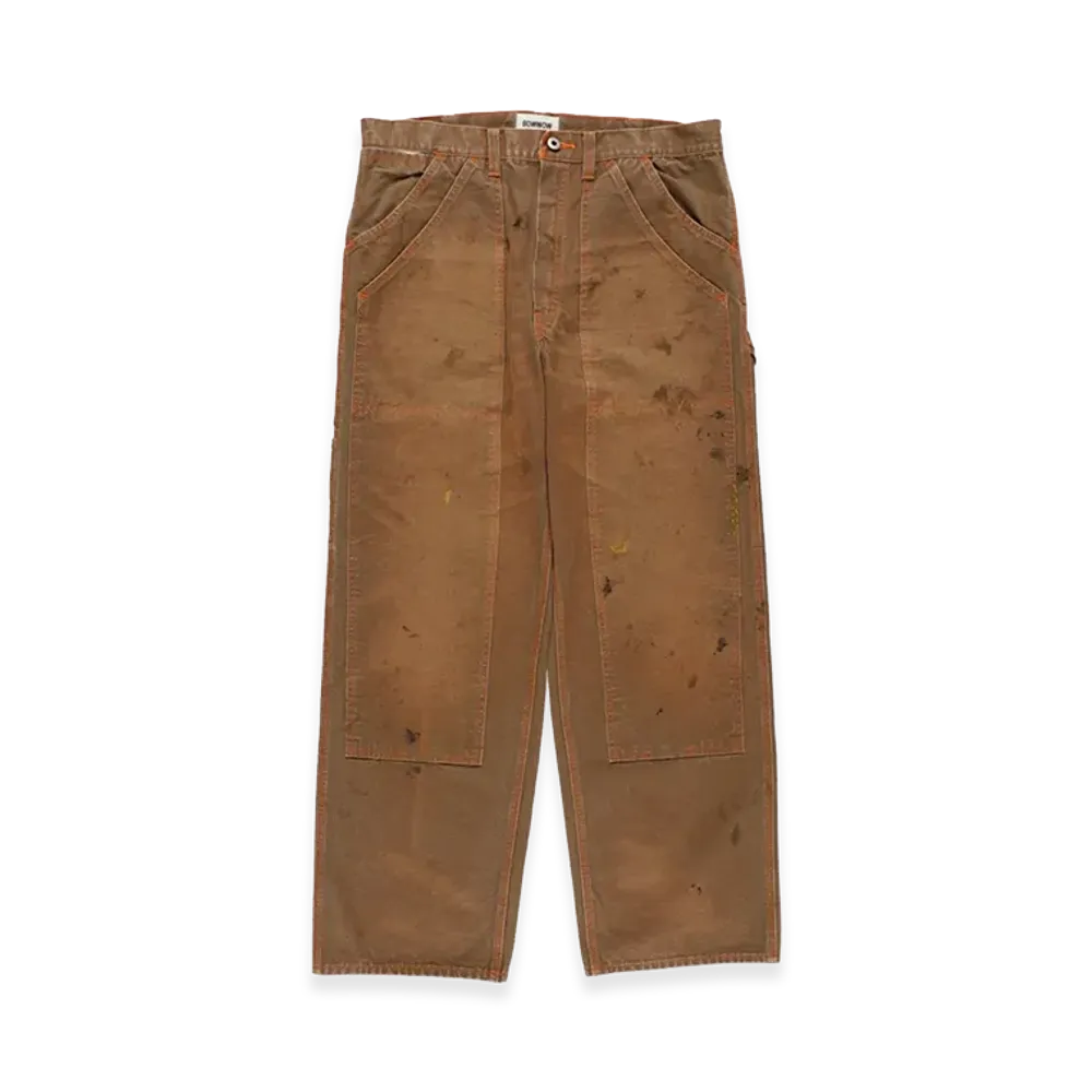 BOW WOW Brown Duck Double Knee Pants Aged "Brown"
