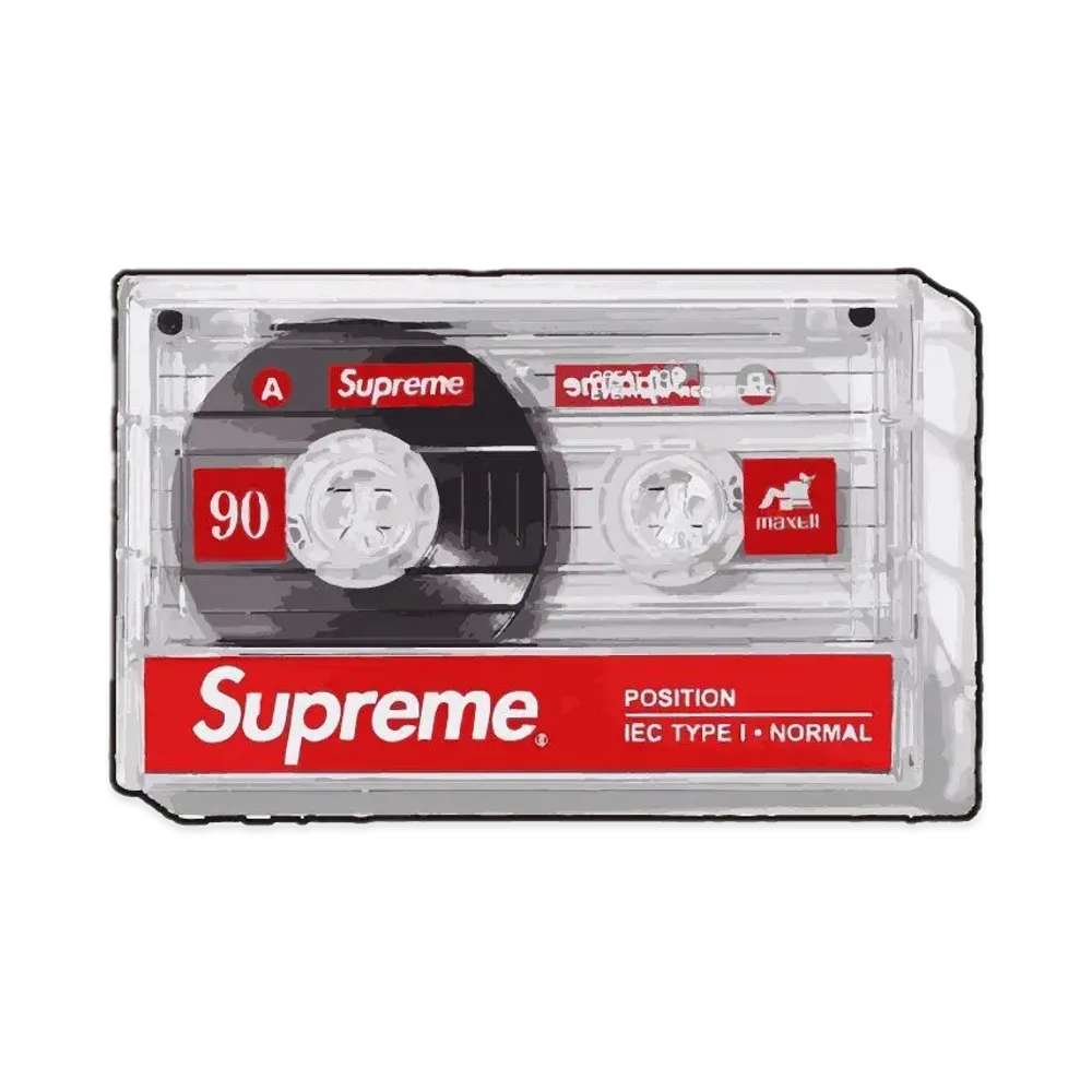 Supreme x Maxell Cassette Tapes (5 Pack) "Clear"