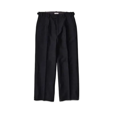 NICENESS Lemmy Shetland Linen Hunting Trousers "Dark Olive"