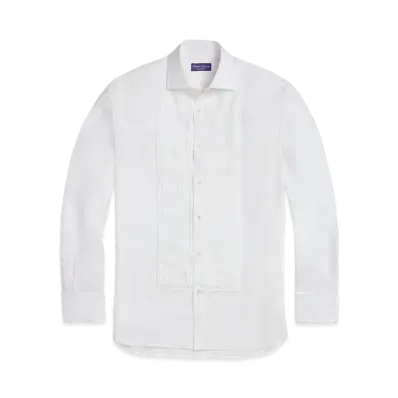 Ralph Lauren Purple Label Line French Cuff Tuxedo Shirt "White"