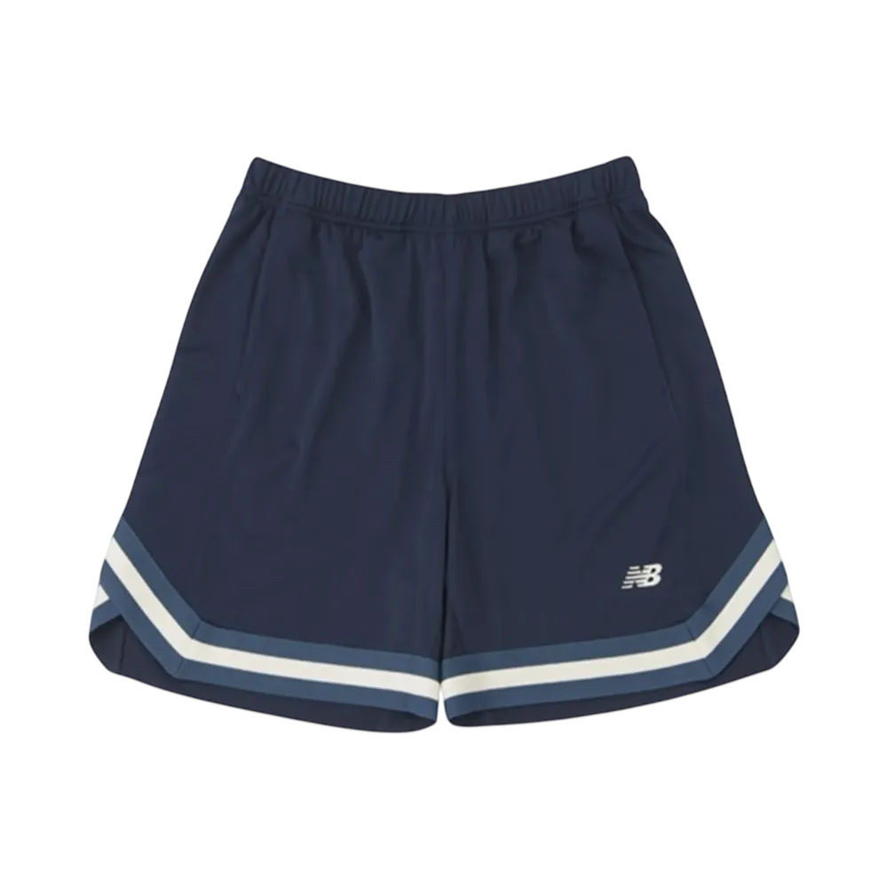 New Balance Ribbed Shorts "Team Navy"