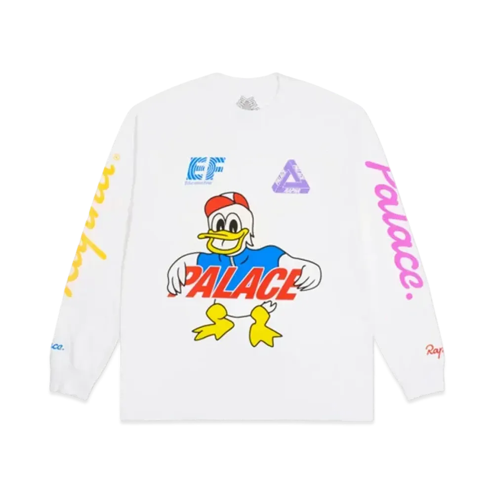 PALACE / Rapha Off Bike Longsleeve "White"