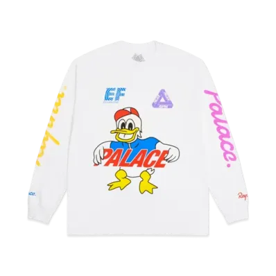 PALACE / Rapha Off Bike Longsleeve "White"