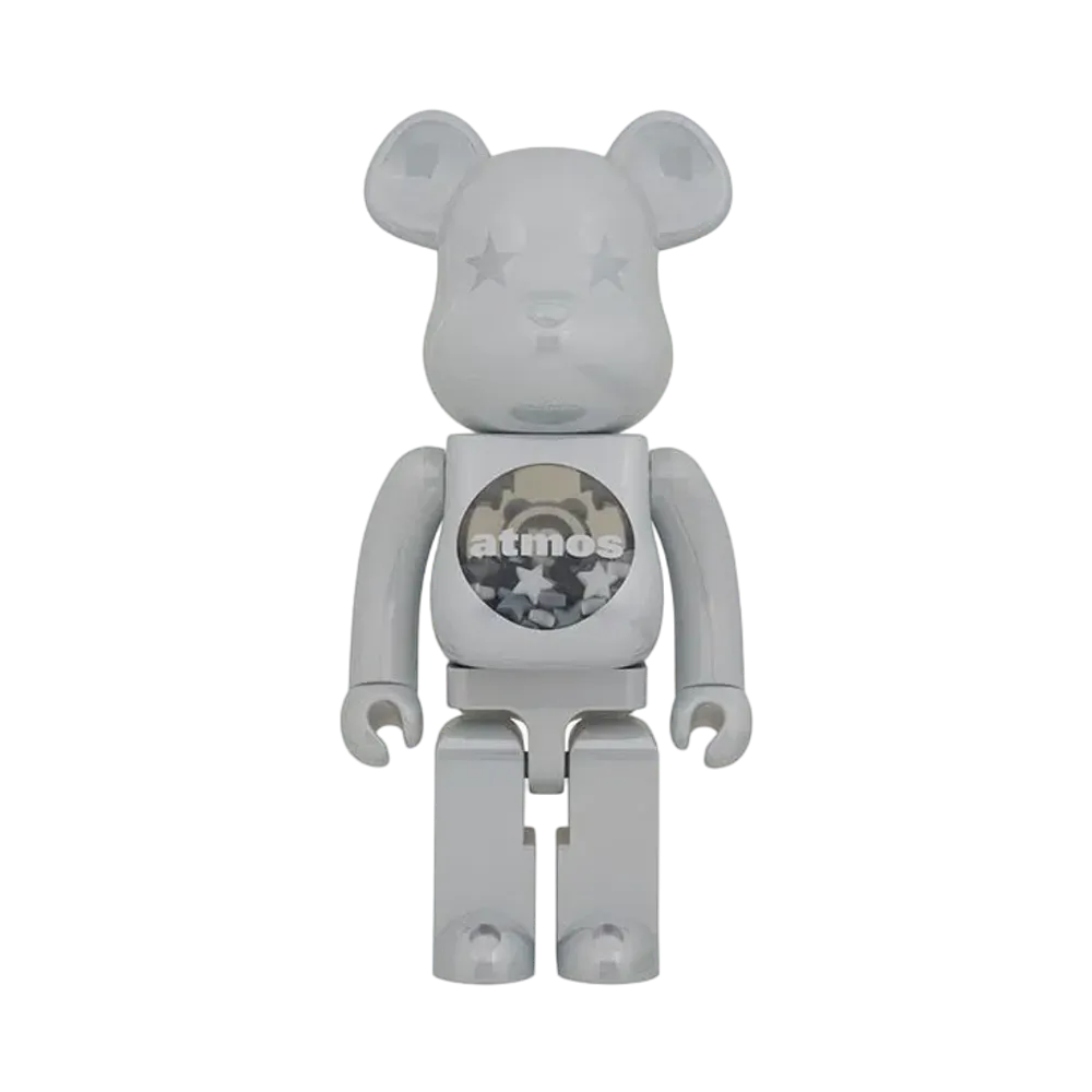 Bearbrick atmos WHITE CHROME Ver. 1000%