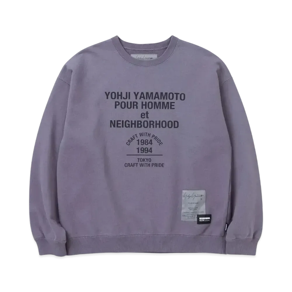 NEIGHBORHOOD x Yohji Yamamoto Sweat Shirt LS "Gray"