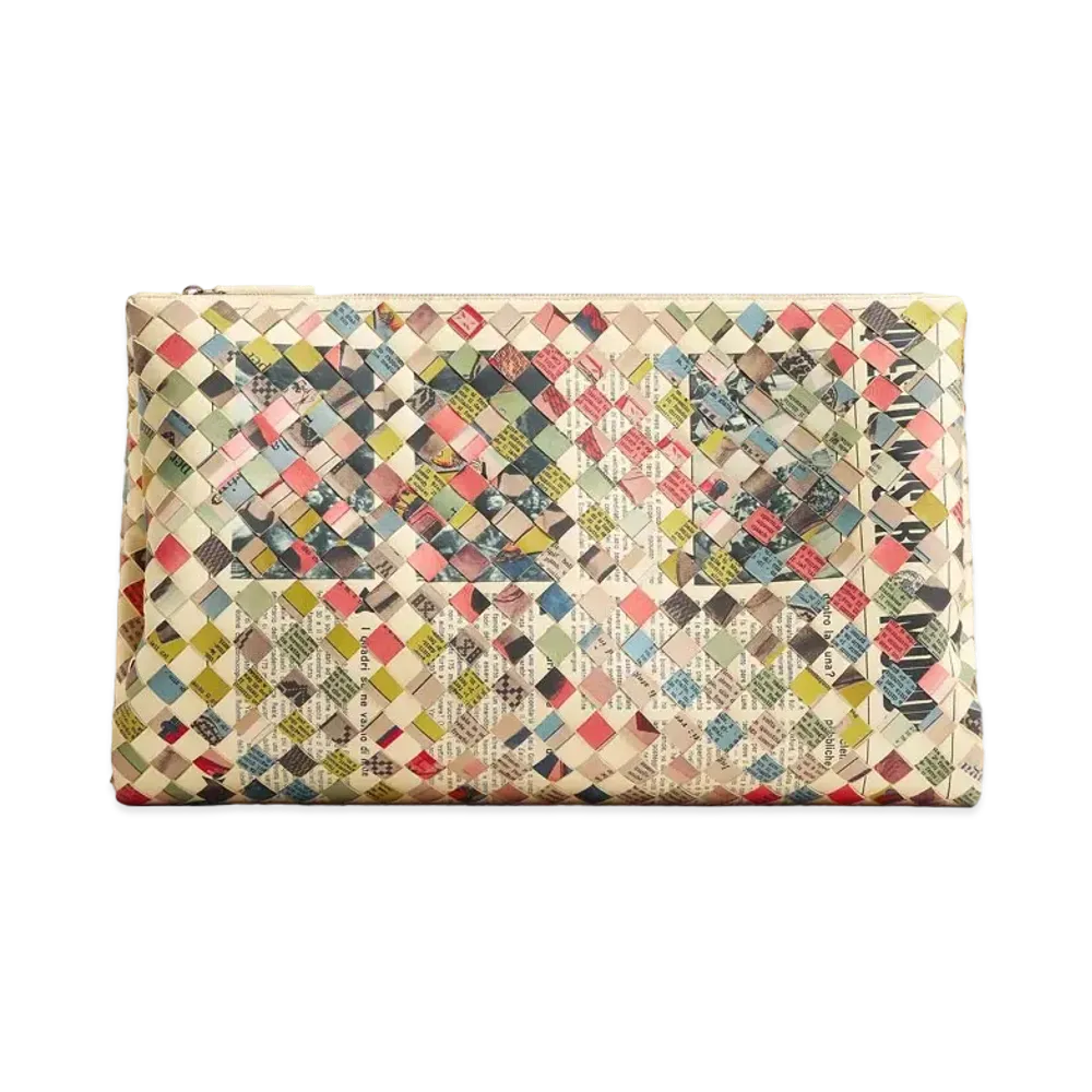 Bottega Veneta Bistrot Pouch "Beige/Black"