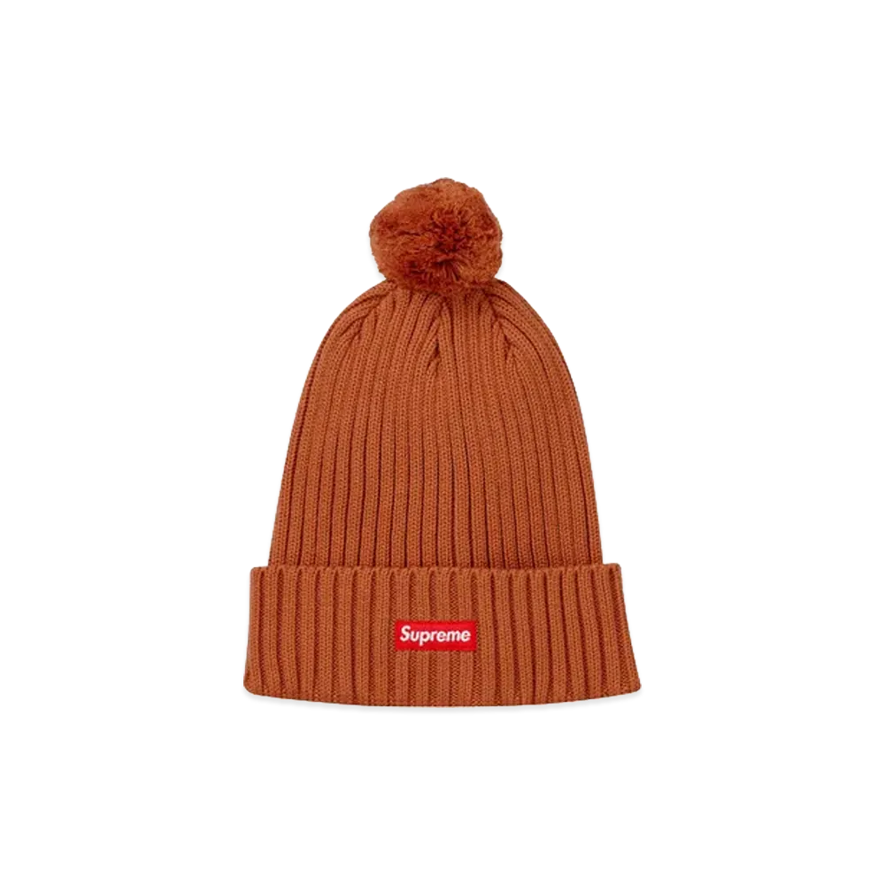 Supreme Ribbed Beanie "Dark Orange"