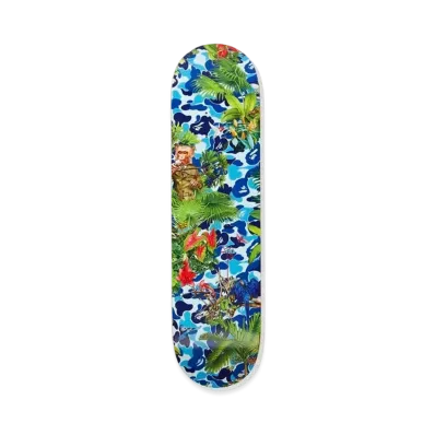 A BATHING APE BAPE® X MONKEY 47 SKATEBOARD "Blue"