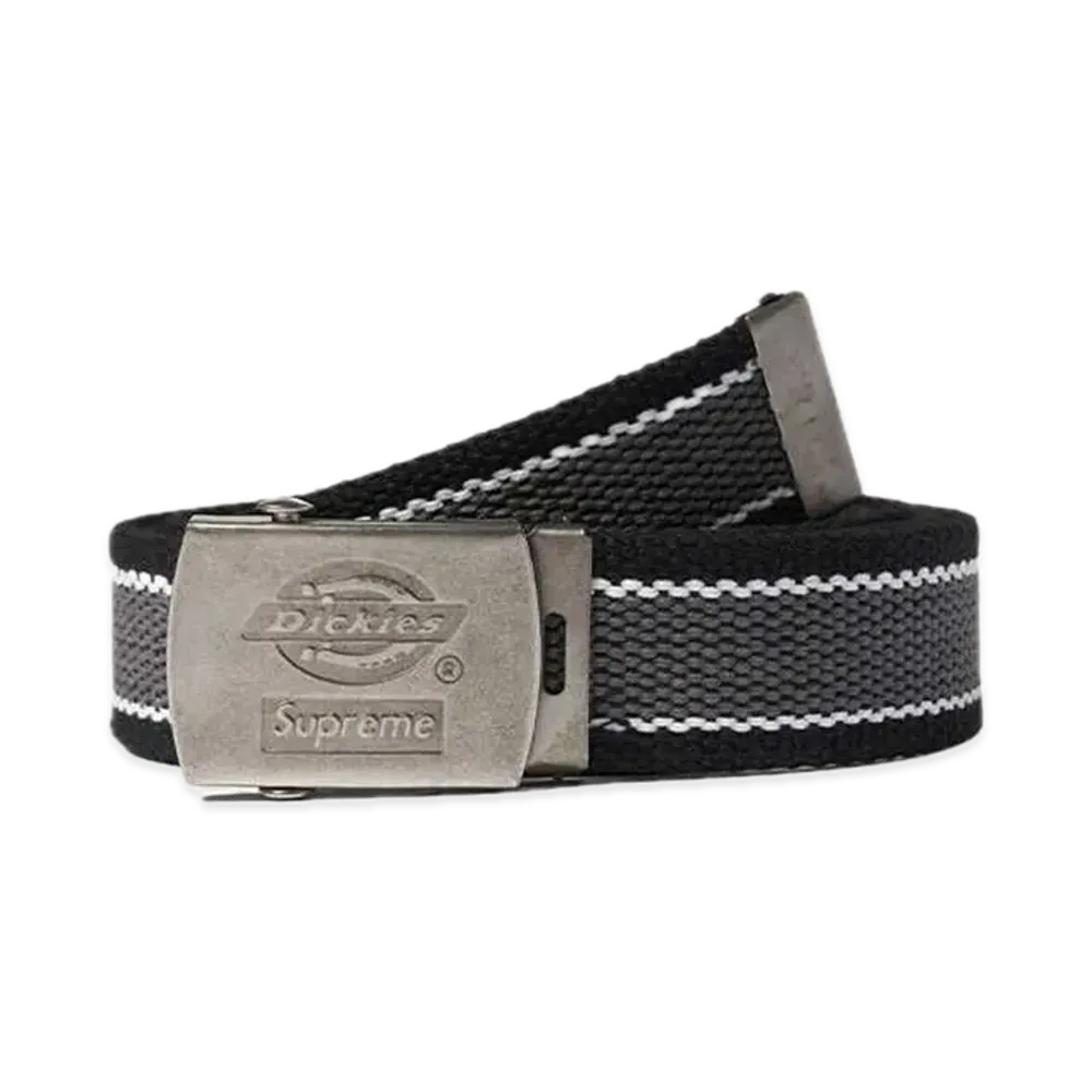 Supreme x Dickies Stripe Webbing Belt "Black"