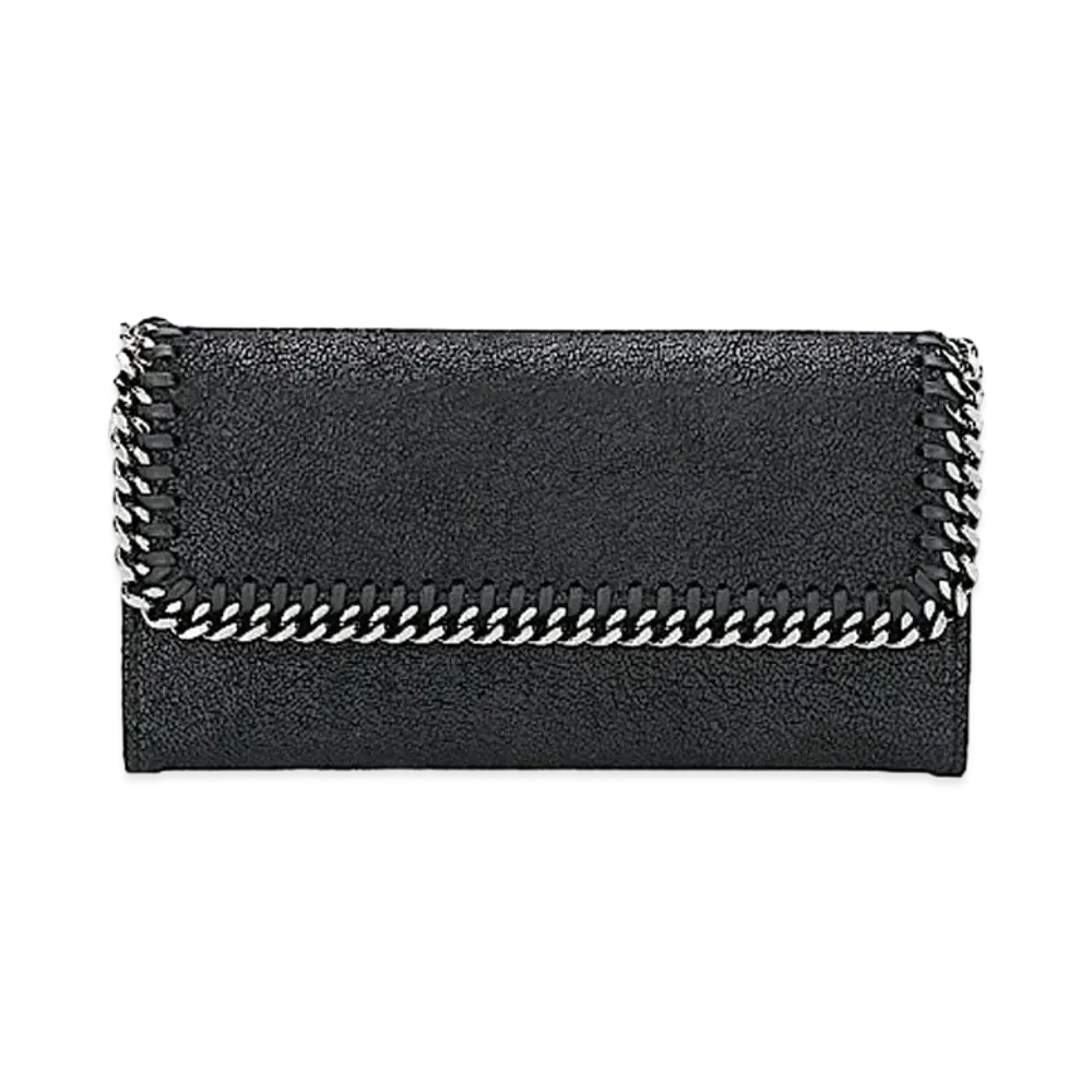 STELLA McCARTNEY Farabela Continental Wallet "Black"