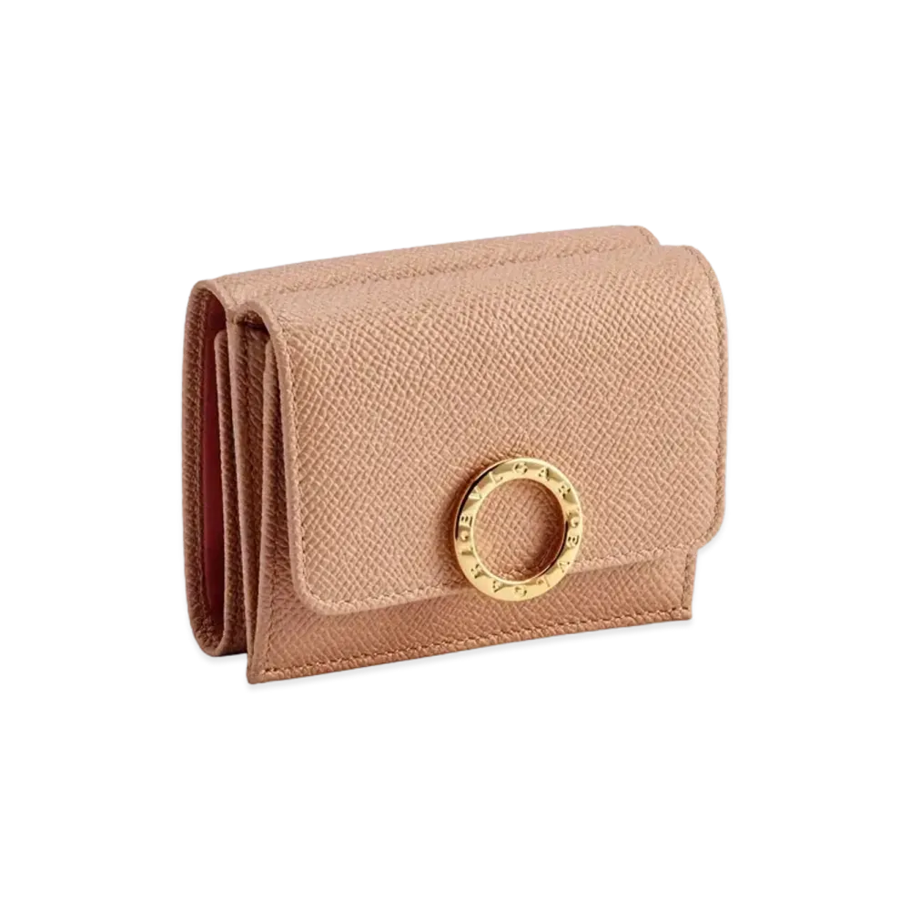 BVLGARI BVLGARI Trifold Wallet "Beige"