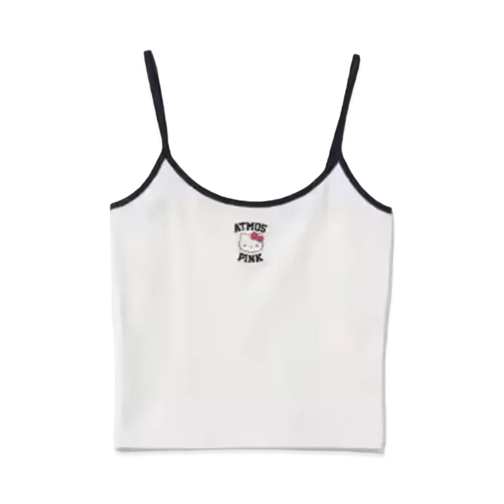 atmos pink x HELLO KITTY Ringer Camisole "White"