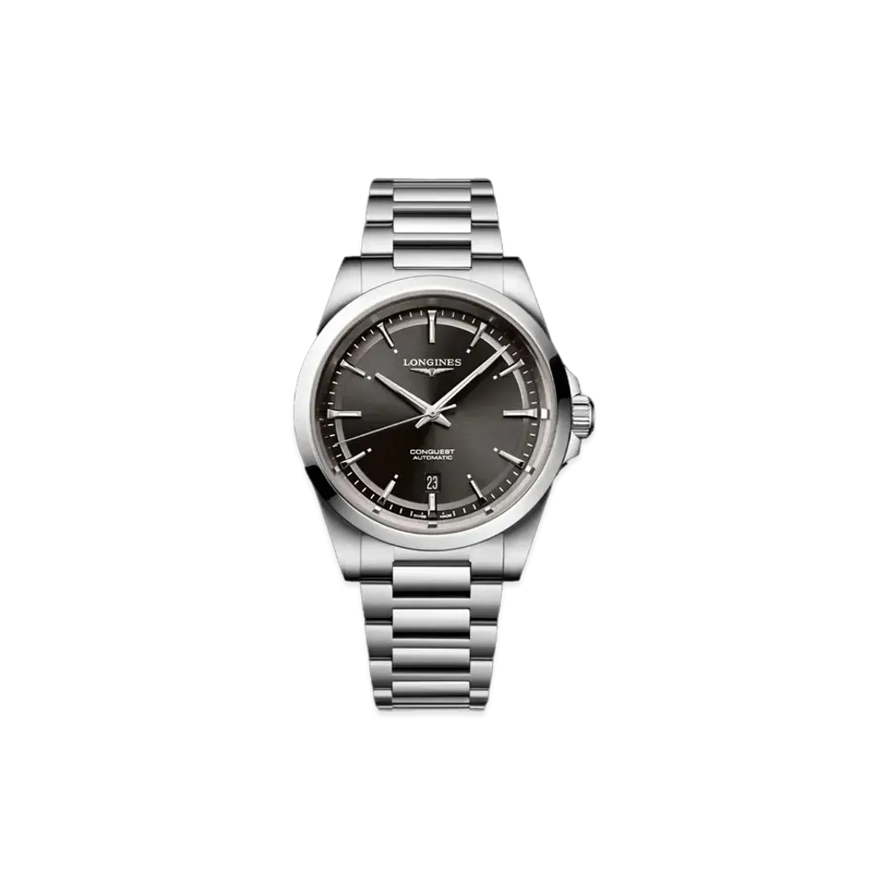 Longines Conquest 41.00mm "Black Sun Ray/Stainless Steel" L3.830.4.52.6