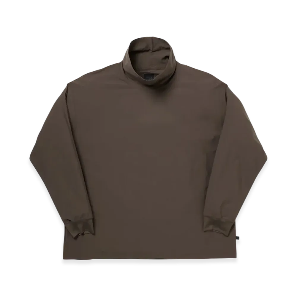 DAIWA PIER39 W's Tech Turtle Neck L/S "Brownkhaki"